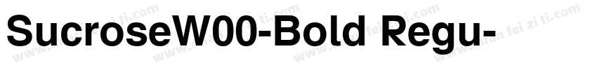 SucroseW00-Bold Regu字体转换